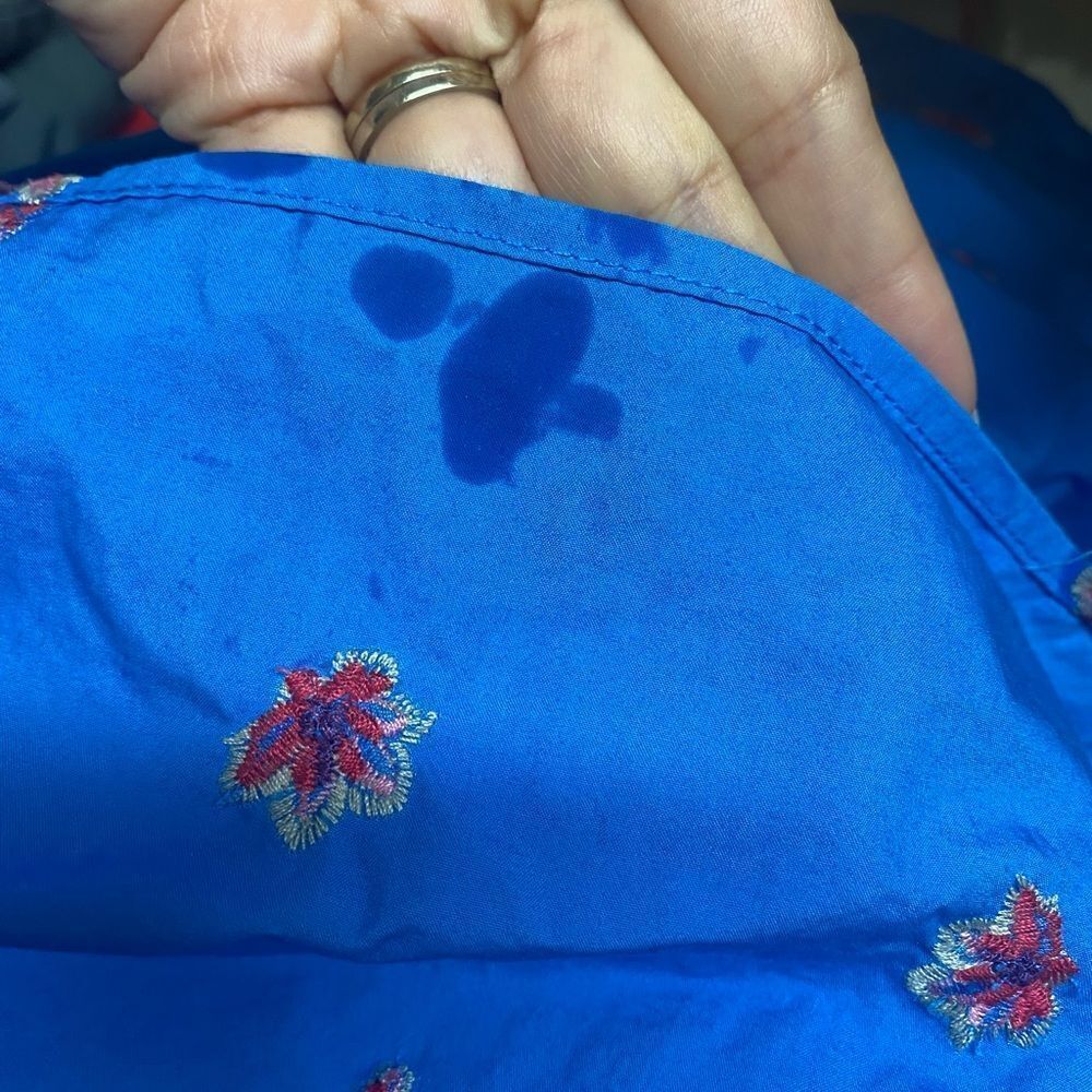 ZARA Embroidered Floral MIDI Dress size XS Blogger Fave - Picture 8 of 9